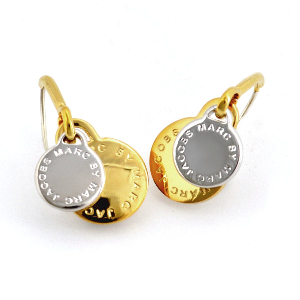 マークバイマークジェイコブス MARC BY MARC JACOBS M0007972-716 ORO MULTI Logo Disc-O Logo Disc Earrings ロゴ ディスク ピアス