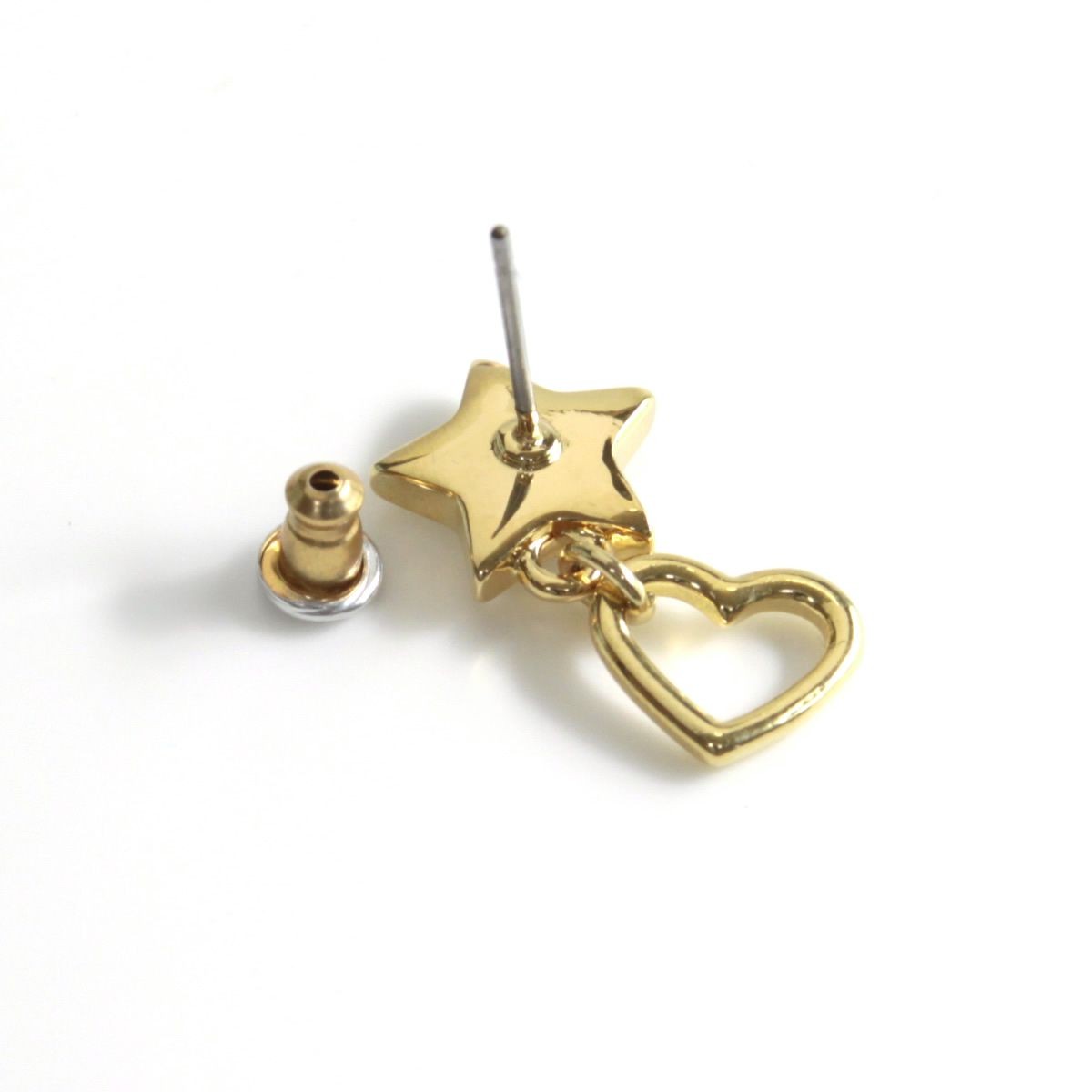 マークバイマークジェイコブス MARC BY MARC JACOBS M0004203-067 スターモチーフ ミラー＆ハート ピアス All Stars Star And Heart Studs