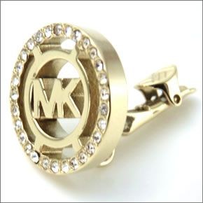 マイケルコース Pave Logo Gold-Tone Clip Earrings パヴェ ロゴ クリップ イヤリング MKJ4083710