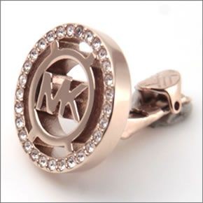 マイケルコース Pave Rose Gold-Tone Clip Earrings パヴェ ロゴ クリップ イヤリング MKJ4085791