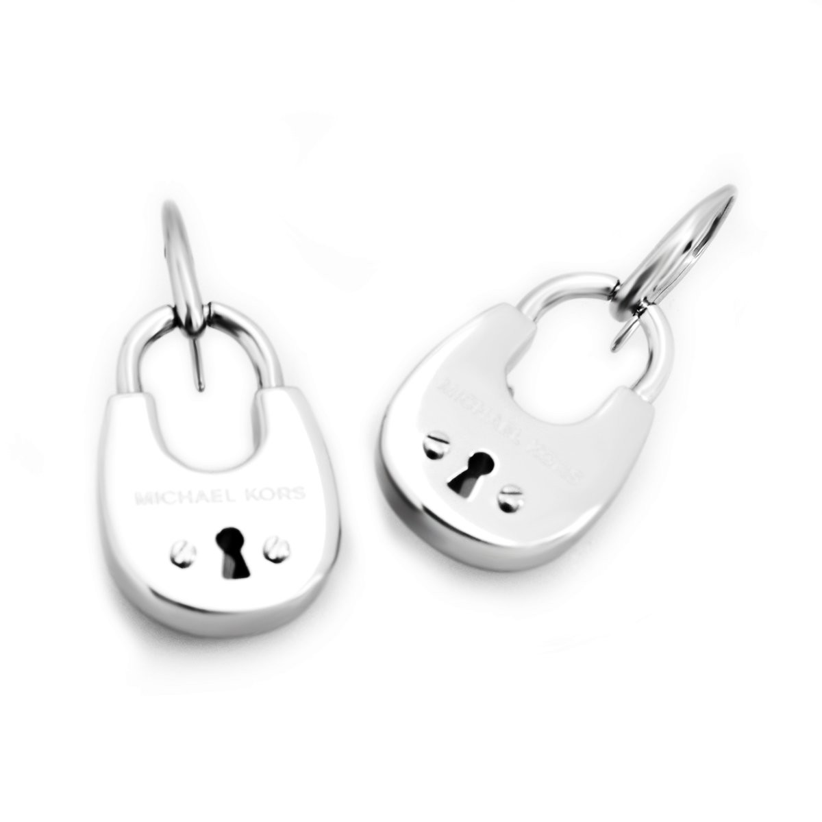 マイケルコース MICHAEL KORS MKJ4631040 Silver-Tone PadLock Earrings パドロック ピアス