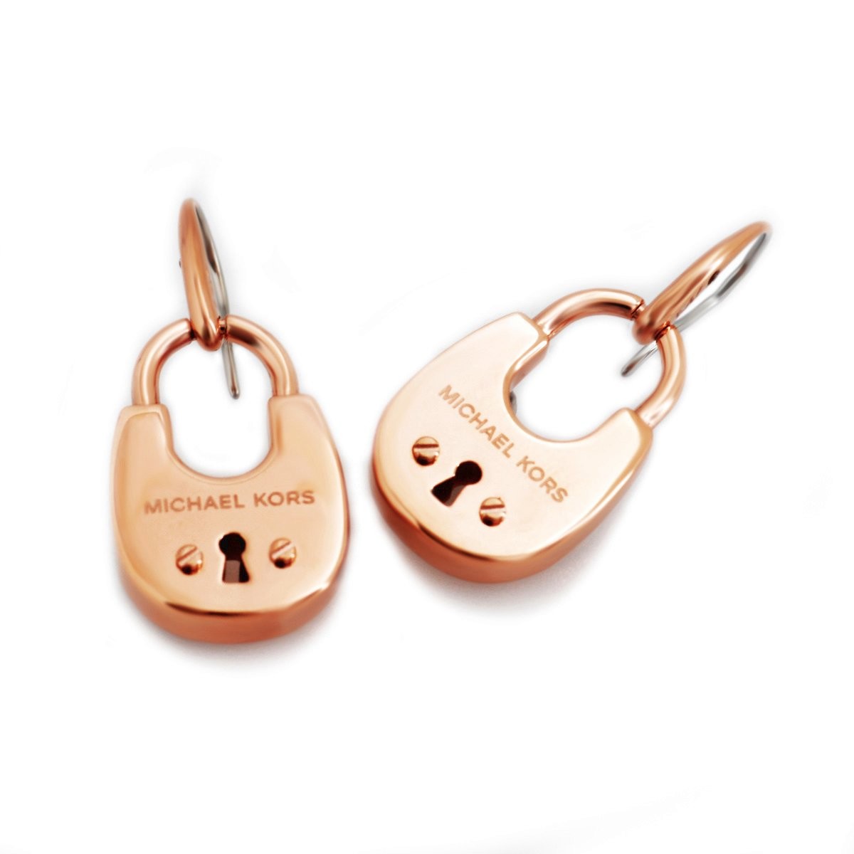 マイケルコース MICHAEL KORS MKJ4632791 Rose Gold-Tone PadLock Earrings パドロック ピアス