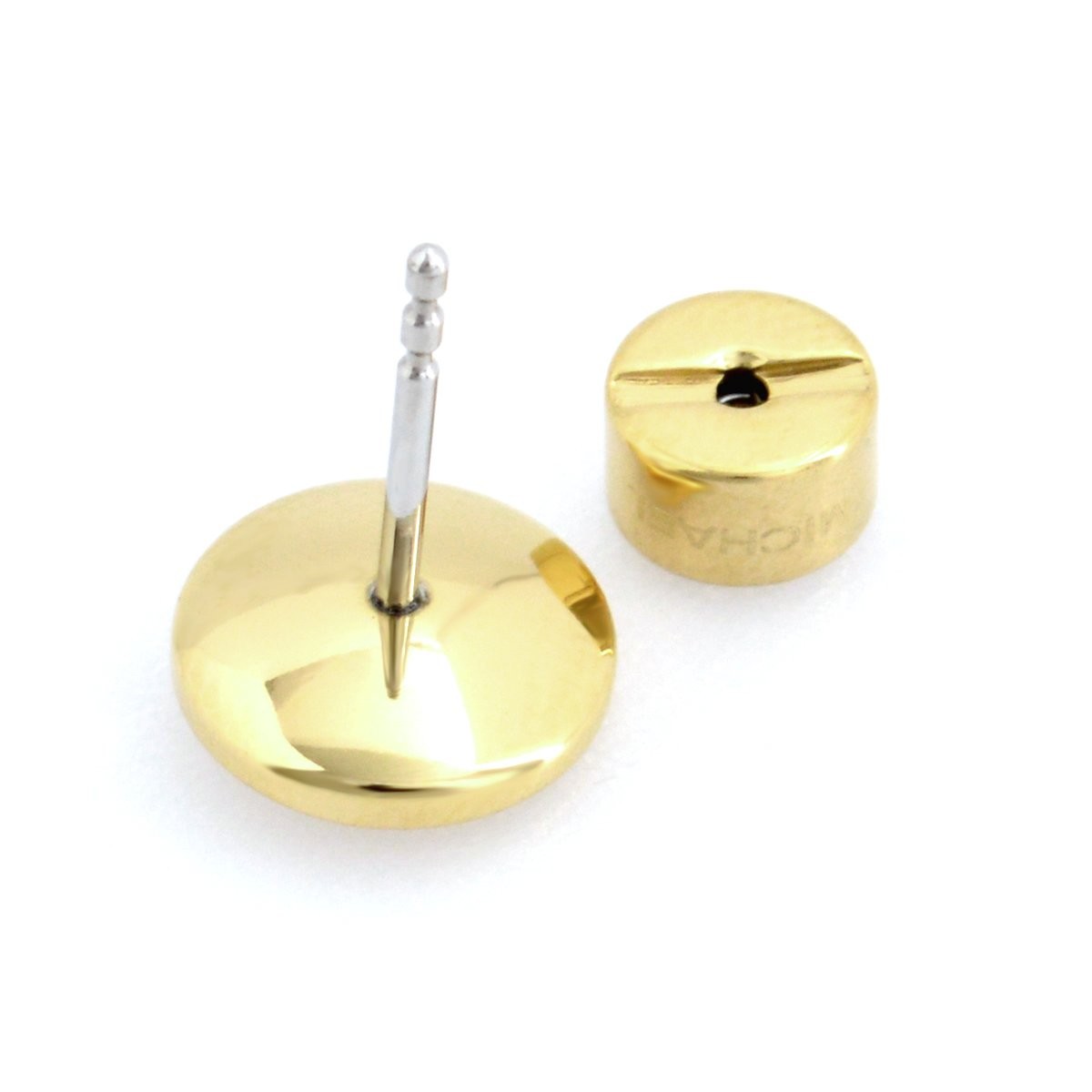 マイケルコース MICHAEL KORS MKJ4668710 Pave Gold-Tone Logo Stud Earrings パヴェ スタッド ピアス