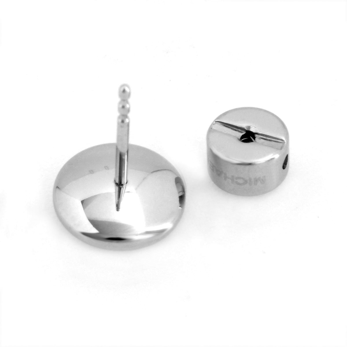 マイケルコース MICHAEL KORS MKJ4669040 Pave Silver-Tone Logo Stud Earrings パヴェ スタッド ピアス