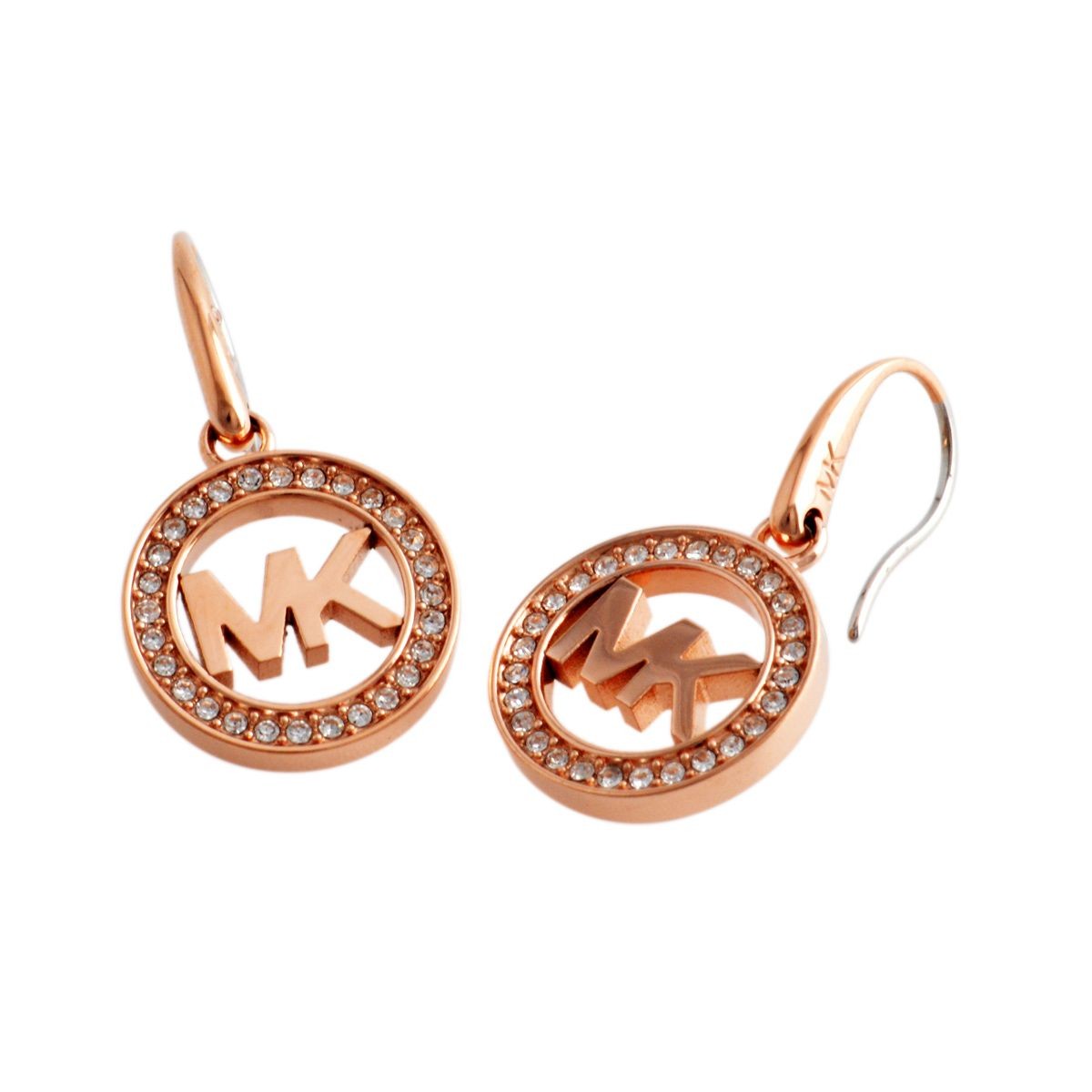 マイケルコース MICHAEL KORS MKJ4796791 パヴェ MKロゴ フック ピアス Fulton Logo