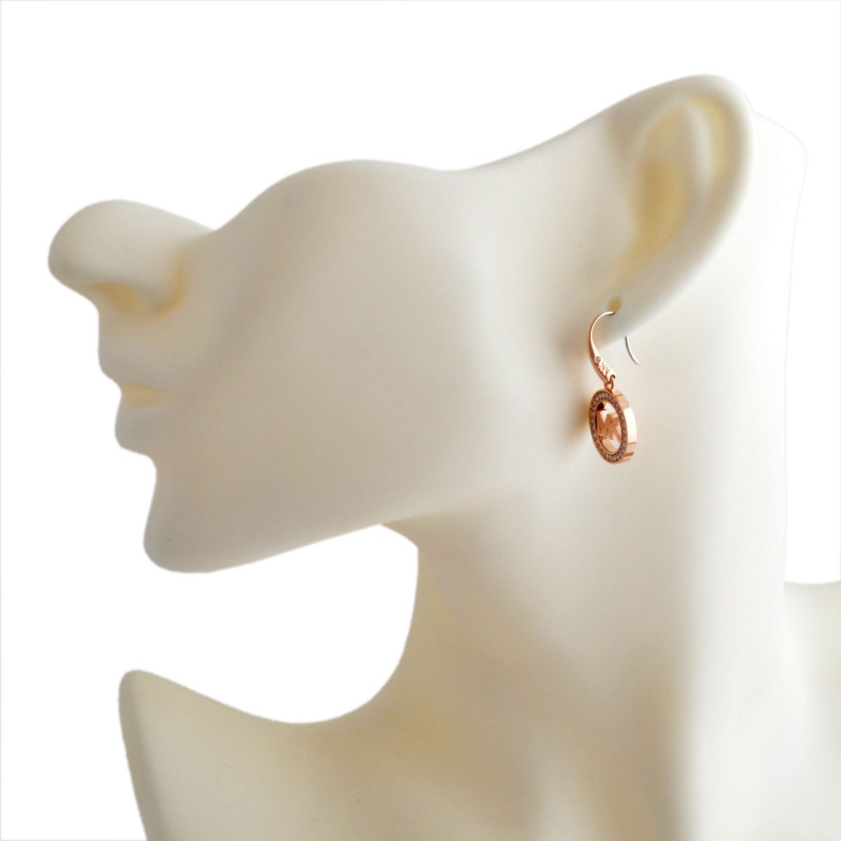 マイケルコース MICHAEL KORS MKJ4796791 パヴェ MKロゴ フック ピアス Fulton Logo