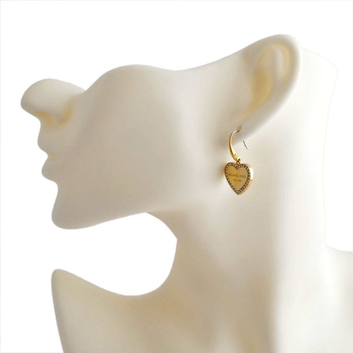 マイケルコース MICHAEL KORS MKJ5395710 パヴェ ハート フック ピアス Heritage