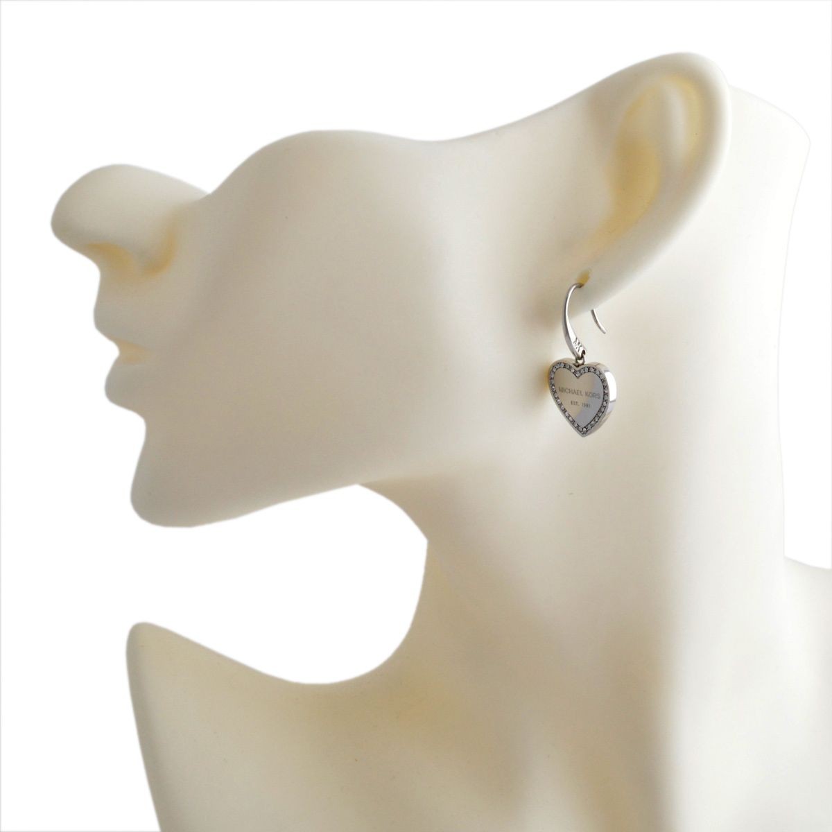 マイケルコース MICHAEL KORS MKJ5396040 パヴェ ハート フック ピアス Heritage