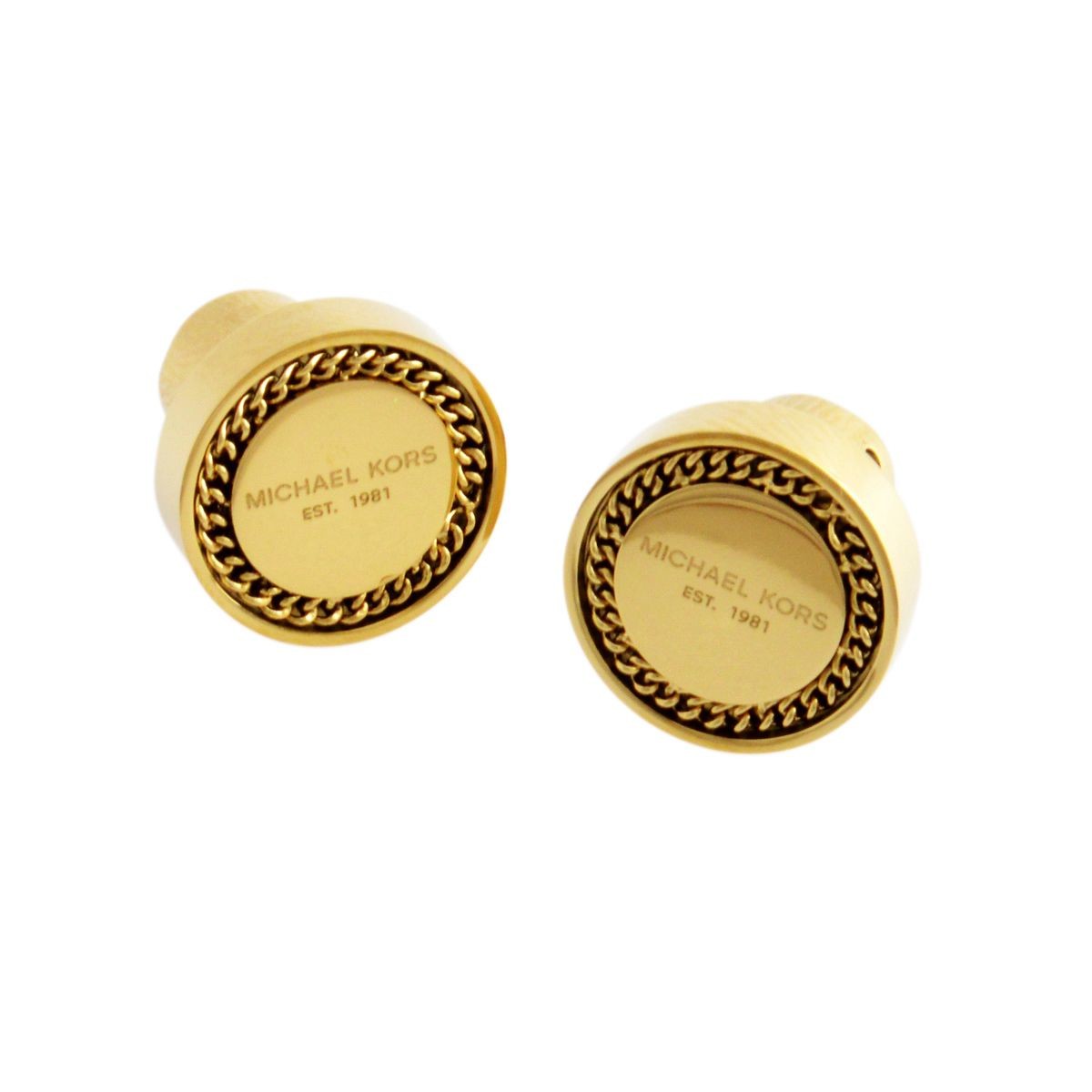 マイケルコース MICHAEL KORS MKJ5889710 ロゴ＆チェーン スタッド ピアス Logo Plaque