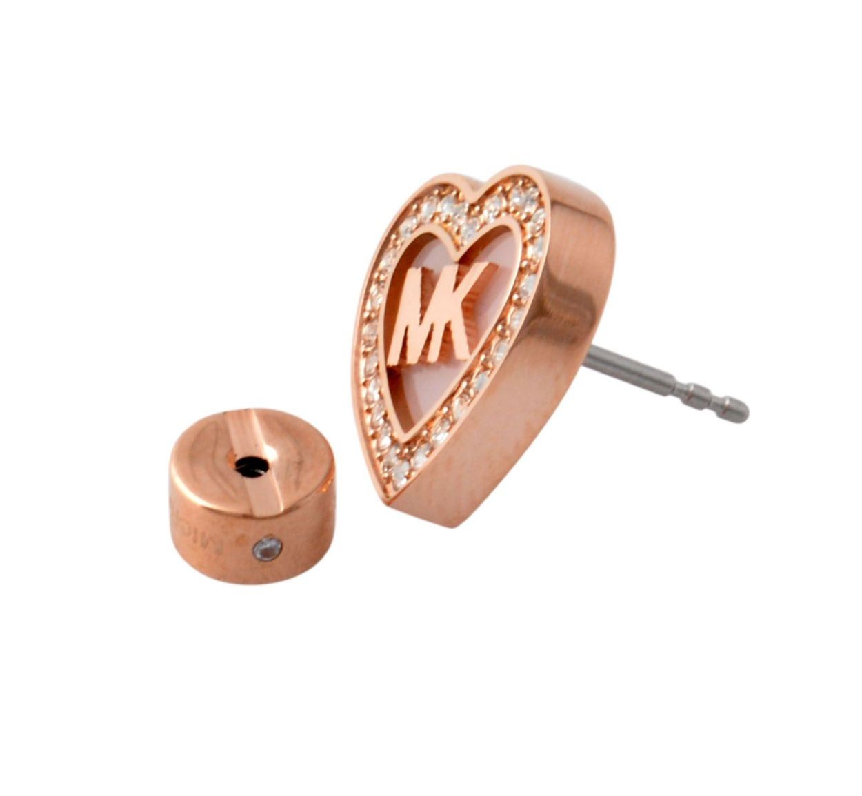 マイケルコース MICHAEL KORS MKJ5066791  パヴェ ハート MKロゴ スタッド ピアス