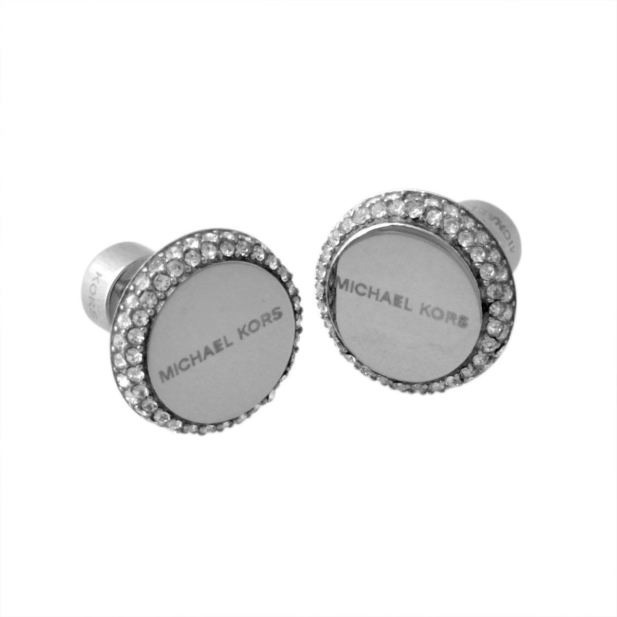 マイケルコース MICHAEL KORS MKJ6182040  パヴェ ディスク スタッド ピアス