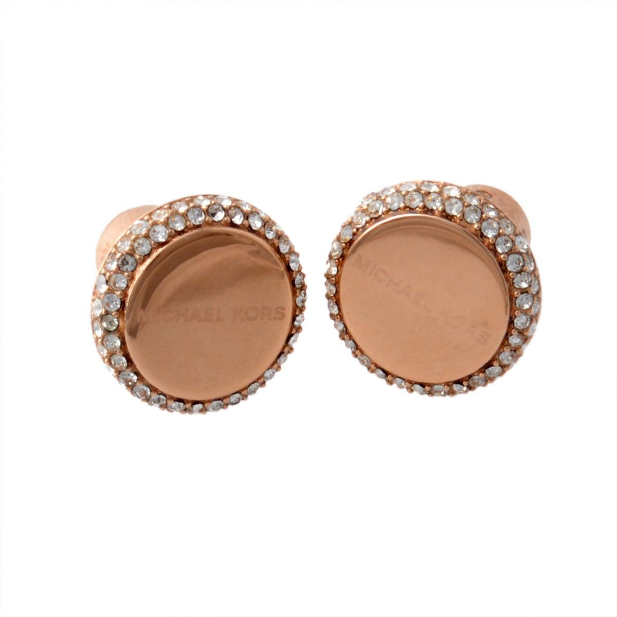 マイケルコース MICHAEL KORS MKJ6183791  パヴェ ディスク スタッド ピアス