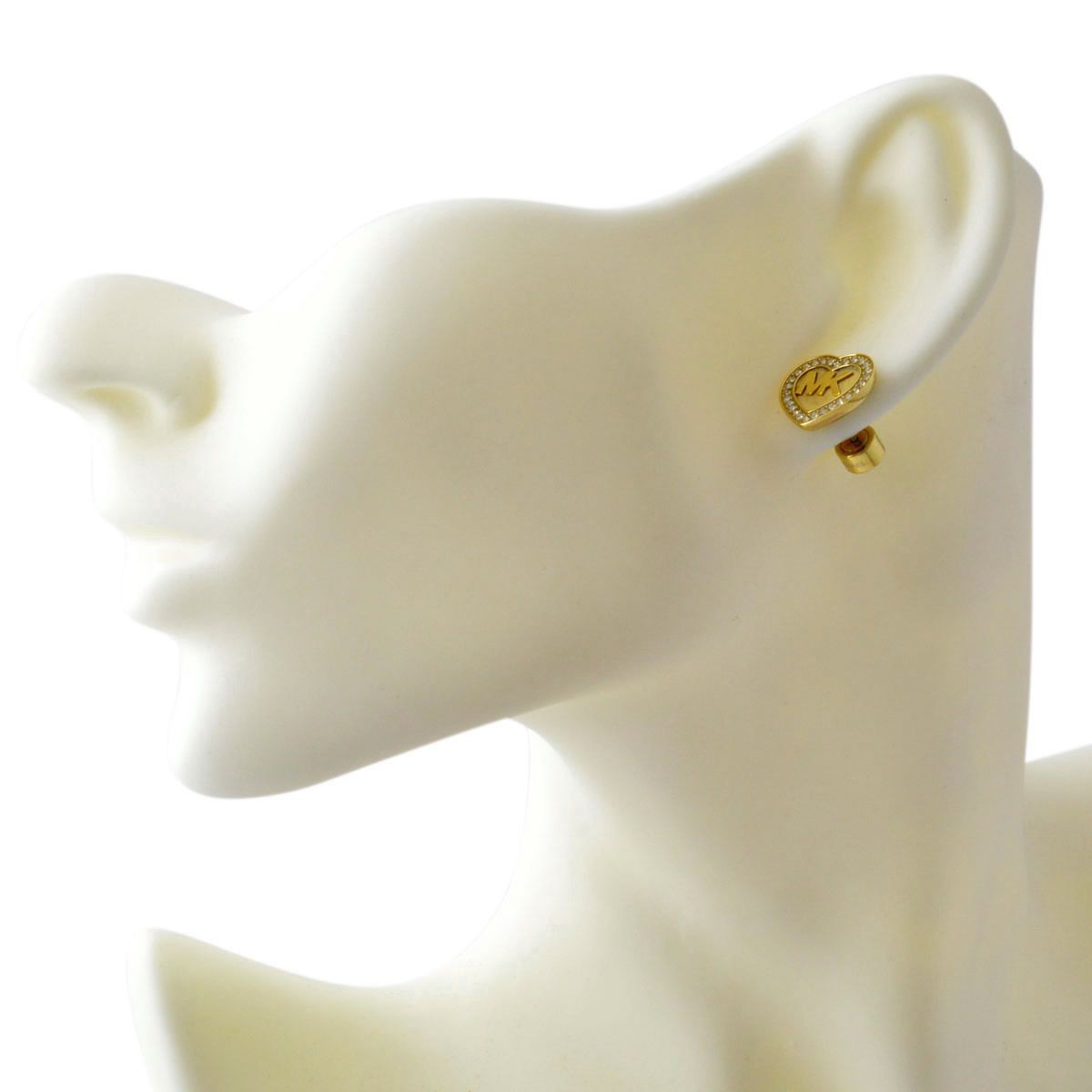 マイケルコース MICHAEL KORS MKJ6259710 Fulton Heart パヴェ ハート MKロゴ スタッド ピアス