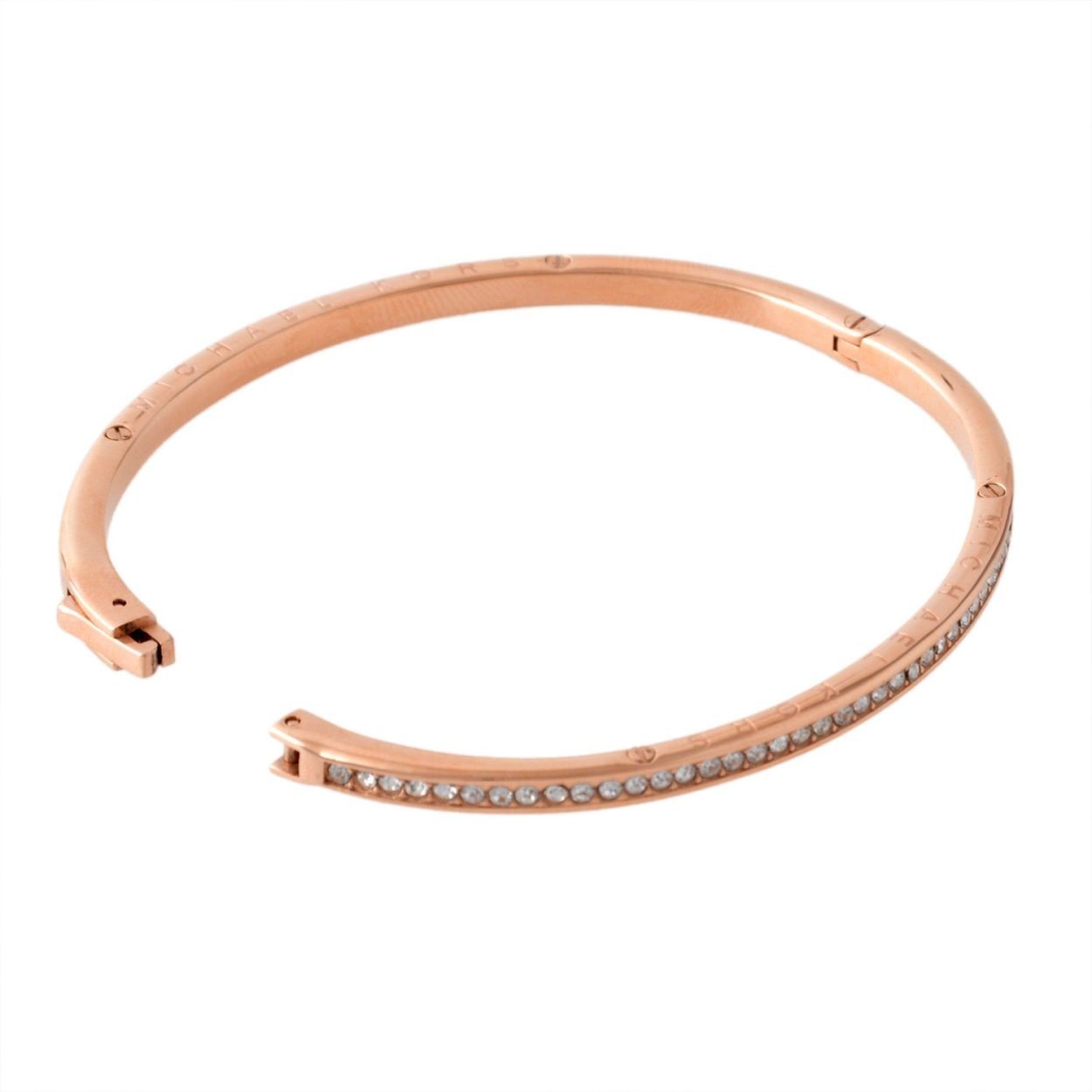 マイケルコース MICHAEL KORS MKJ6345791 Haute Hardware パヴェ ヒンジ バングル ブレスレット