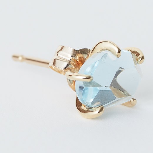 マレア リッチ Marea rich 17KJ-03 K10×ストーン スターフィッシュ スタッド ピアス Natural Starfish Pierced Earrings