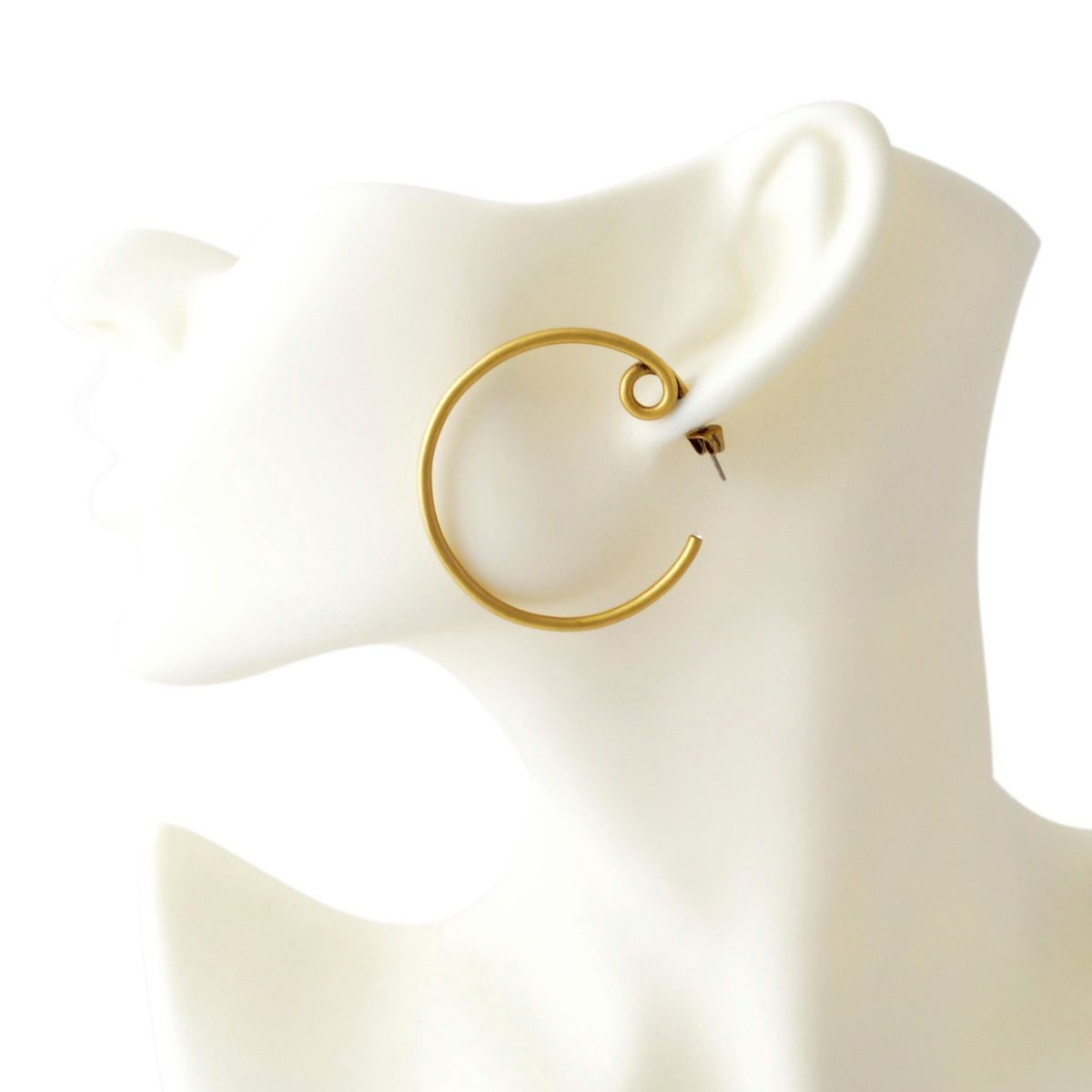 マークジェイコブス MARC JACOBS M0009713-795 Antique Gold ツイスト フープ ピアス Twisted Hoops