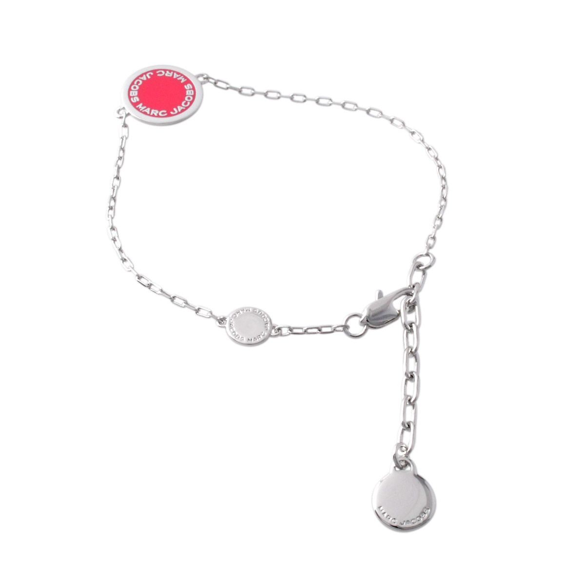 マークジェイコブス MARC JACOBS M0008540-650 Pink ロゴ ディスク エナメル ブレスレット Logo Disc Enamel Bracelet