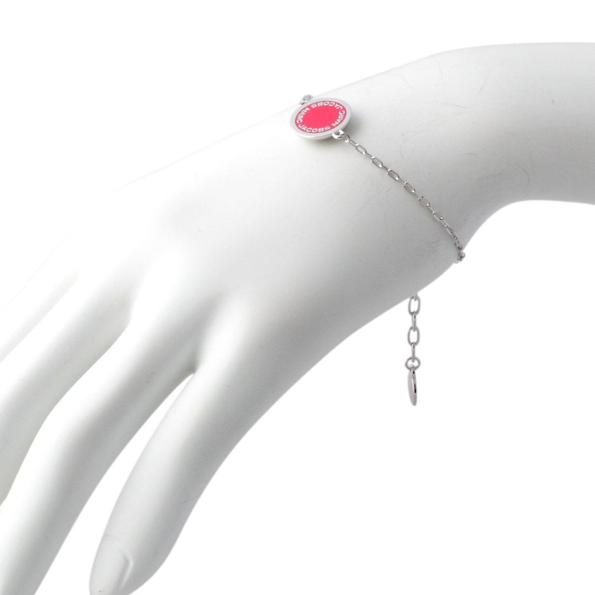 マークジェイコブス MARC JACOBS M0008540-650 Pink ロゴ ディスク エナメル ブレスレット Logo Disc Enamel Bracelet
