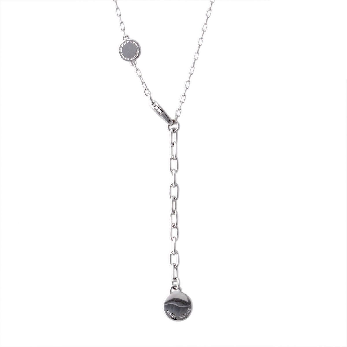 マークジェイコブス MARC JACOBS M0008546-650 Pink ロゴ ディスク エナメル ペンダント ネックレス Logo Disc Enamel Pendant