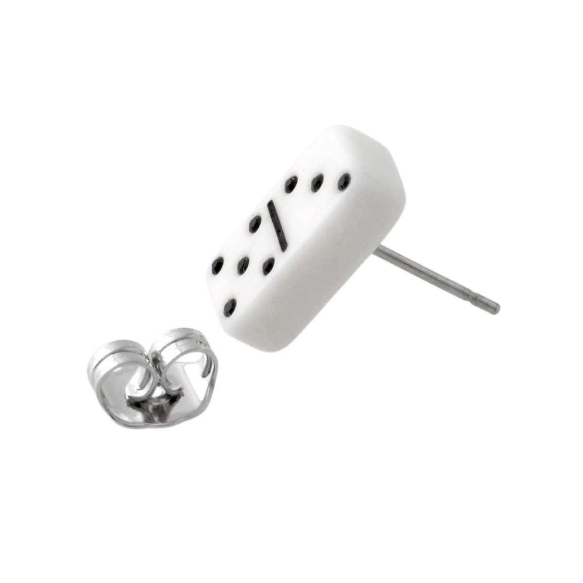 マークジェイコブス MARC JACOBS M0010748-002 Black Multi ドミノモチーフ スタッド ピアス Charms Paradise Mini Domino Studs