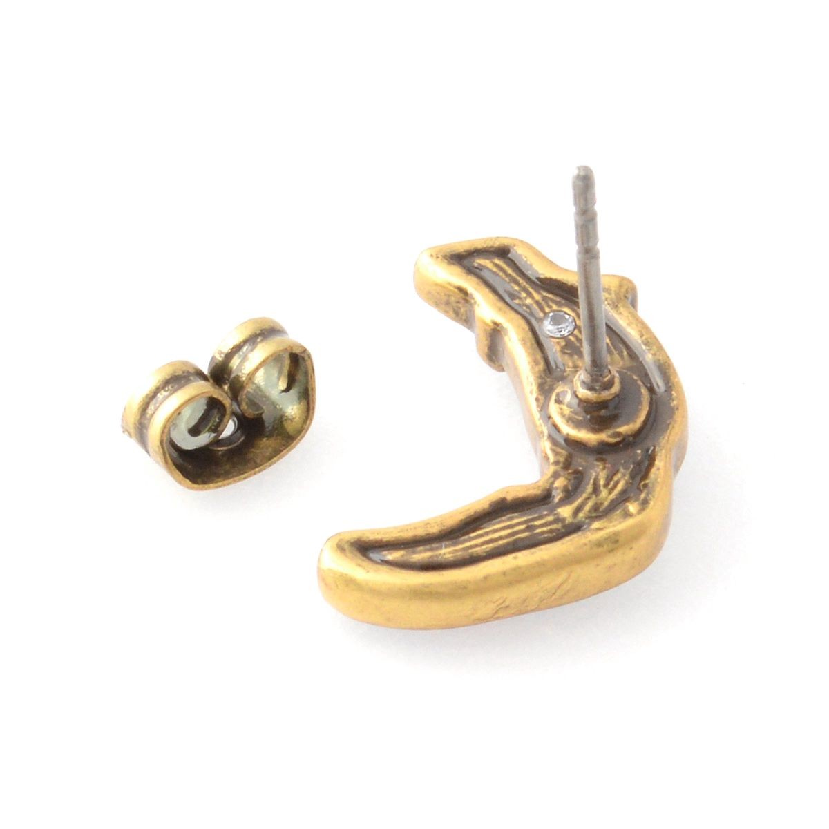 マークジェイコブス MARC JACOBS M0010471-002 Black Multi  オウムモチーフ スタッド ピアス 鳥バード Charms Paradise Parrot Studs