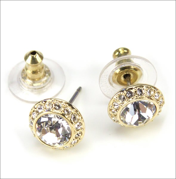 スワロフスキー Angelic Gold クリスタル パヴェ ピアス 1081941