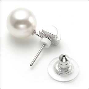 スワロフスキー Perpetual ホワイトクリスタル・パール パヴェ　2WAY ピアス  1106454