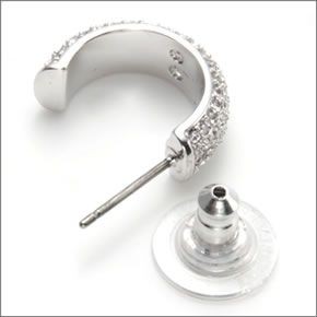 スワロフスキー Palace クリスタル・パヴェ フープピアス 1106512