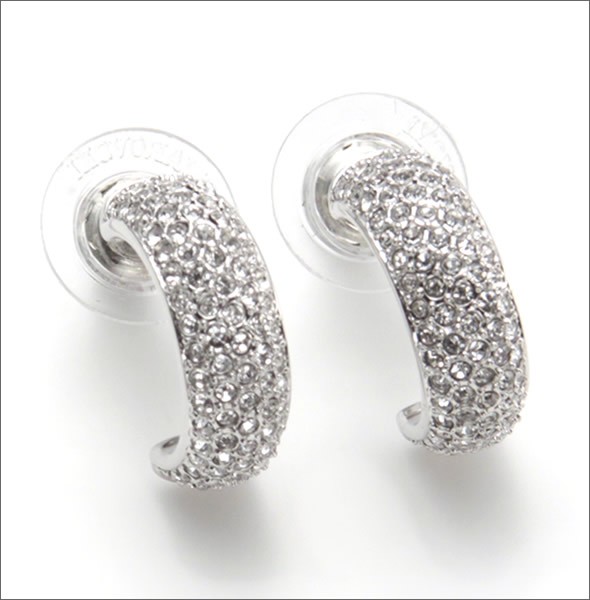 スワロフスキー Palace クリスタル・パヴェ フープピアス 1106512
