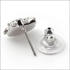 スワロフスキー Hello Kitty Pink Bow ハローキティ ライトローズクリスタル ポインティアージュ ピアス 1175745