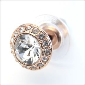 スワロフスキー Angelic Rose Gold  エンジェリック クリスタル/クリスタル・パヴェ ピアス 5112163
