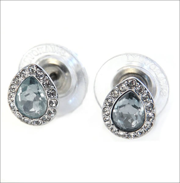 スワロフスキー Christie Pear ブルーシェイド・クリスタル クリスタルパヴェ ピアス 5113783