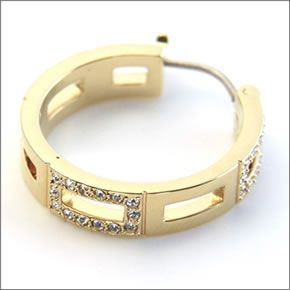 スワロフスキー Cubist Hoops クリスタルパヴェ フープス ピアス 5134069