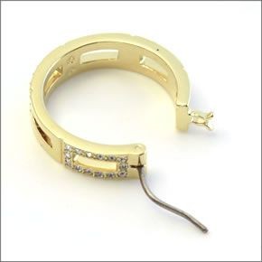 スワロフスキー Cubist Hoops クリスタルパヴェ フープス ピアス 5134069