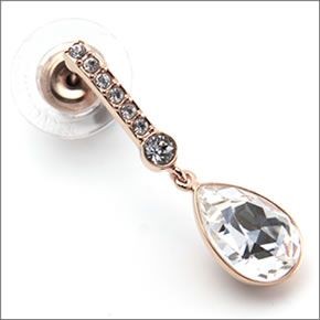 スワロフスキー 5036783 Attention クリスタル クリスタルパヴェ ドロップ ピアス