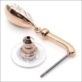 スワロフスキー 5036783 Attention クリスタル クリスタルパヴェ ドロップ ピアス