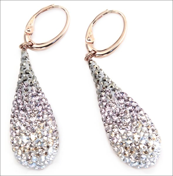 スワロフスキー 5046998 Abstract Nude カラークリスタル グラデーション ボインティアージュ ドロップ ピアス