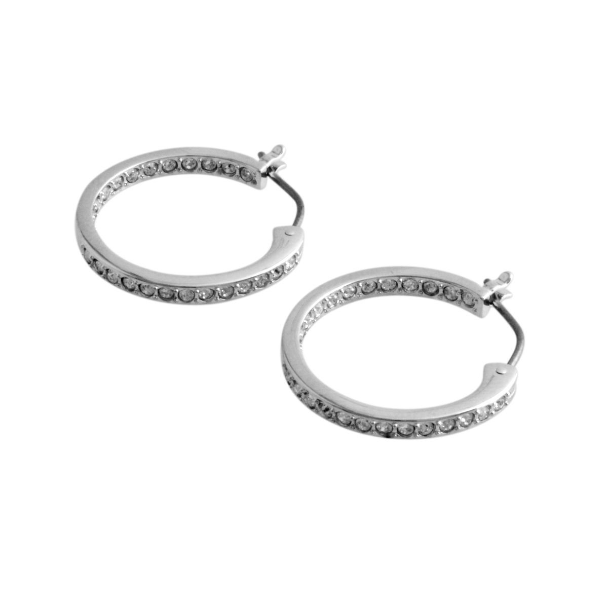 スワロフスキー SWAROVSKI 1172374 Summerset クリスタル パヴェ フープ ピアス
