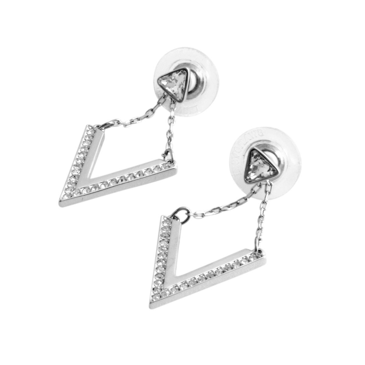 スワロフスキー SWAROVSKI 5156602 Delta V字型 クリスタル クリスタルパヴェ ピアス