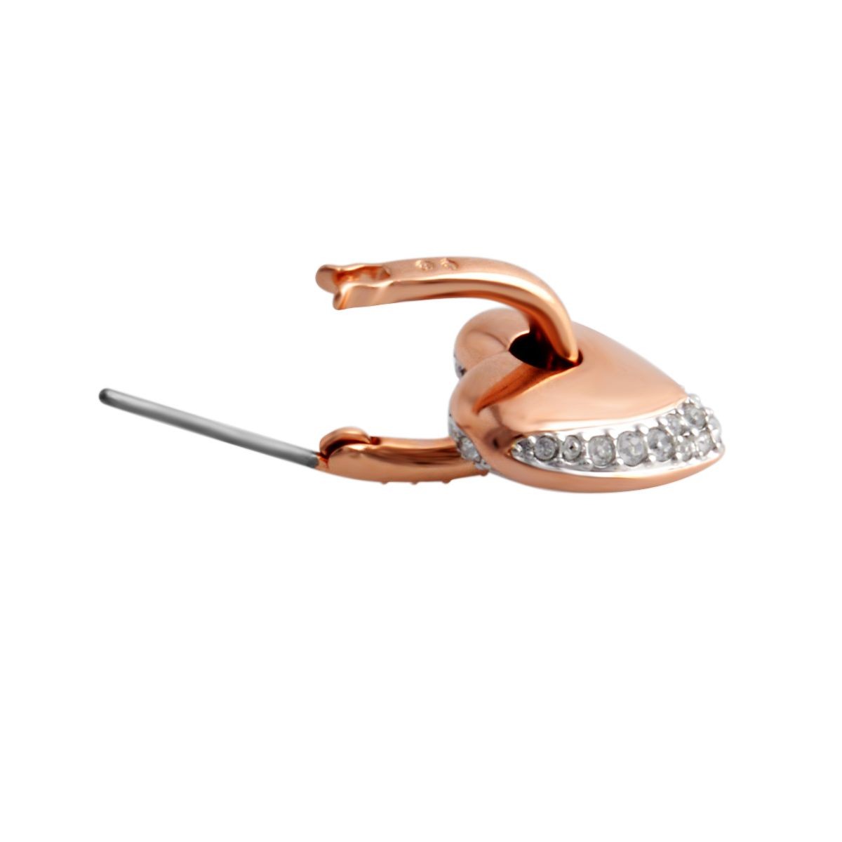 スワロフスキー SWAROVSKI 5190213 Even Dangling ハートモチーフ クリスタルパヴェ ピアス