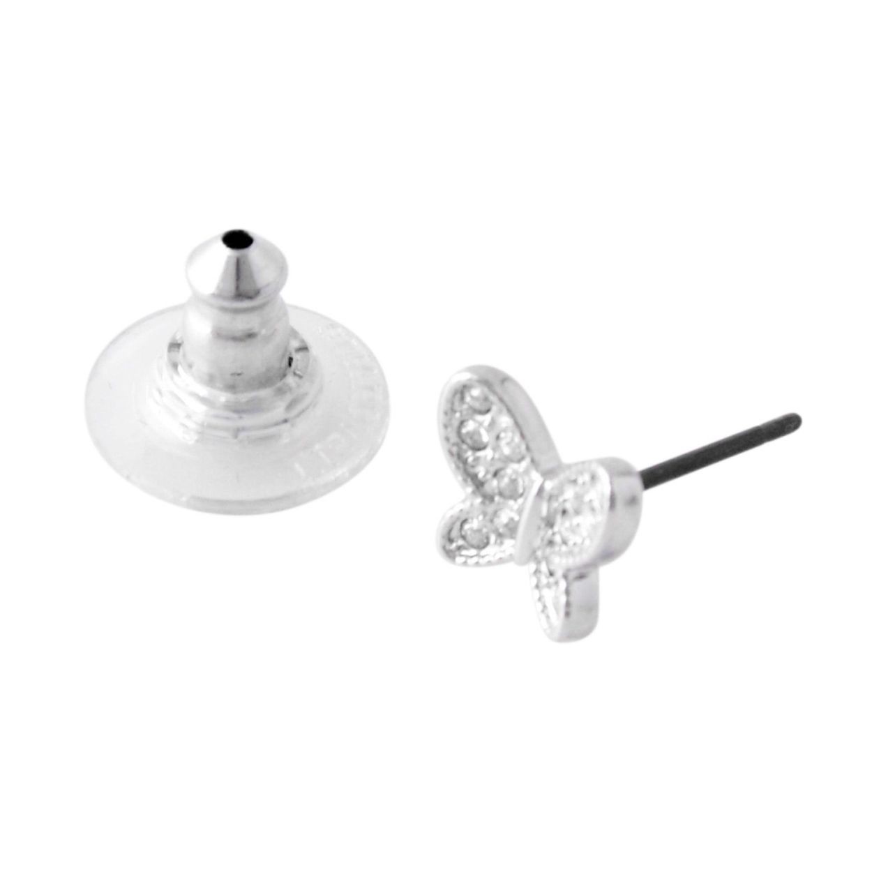 スワロフスキー SWAROVSKI 5253267 Field Butterfly クリスタルパヴェ バタフライ 蝶モチーフ スタッド ピアス
