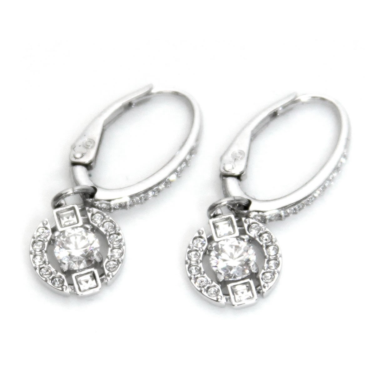 スワロフスキー SWAROVSKI 5272366 ダンシングクリスタル クリスタルパヴェ ラウンド ピアス Sparkling Dance Round