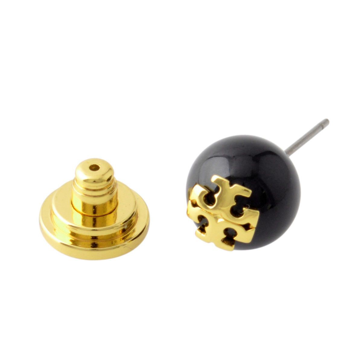 トリーバーチ Tory Burch 11165514/007 パール調 ロゴ スタッド ピアス CRYSTAL PEARL