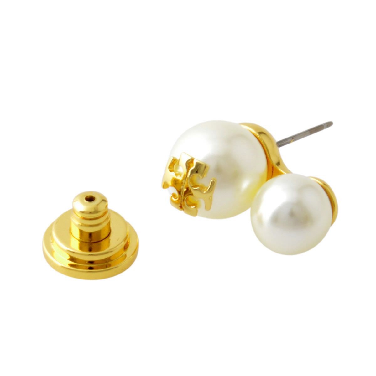 トリーバーチ Tory Burch 11165543/106 パール＆ロゴ スタッド ピアス