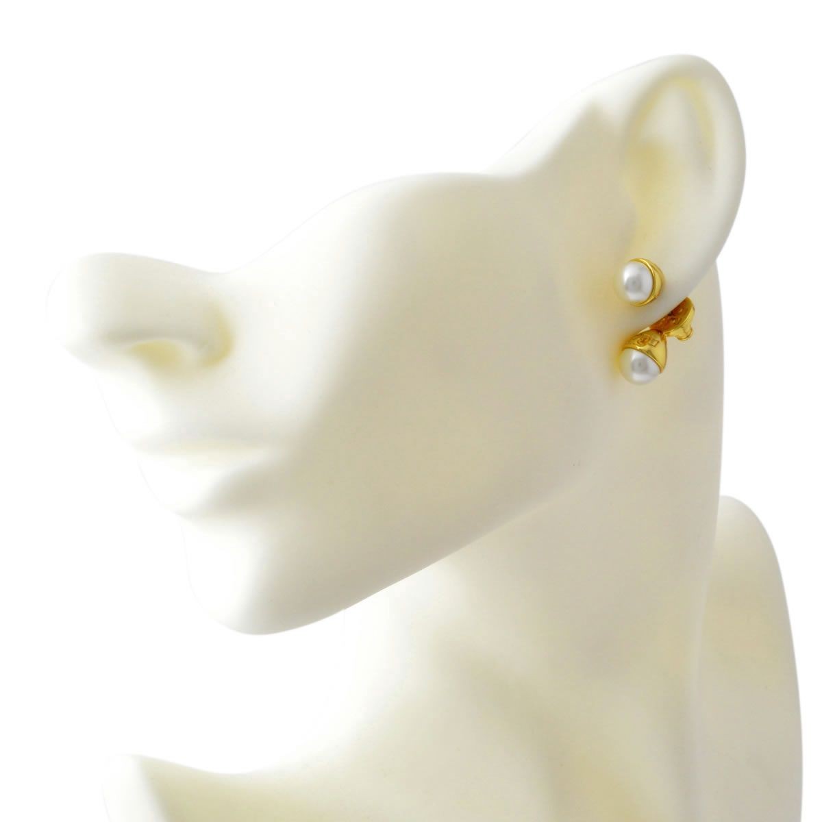 トリーバーチ Tory Burch 29192/105 ロゴ＆パール ジャケット ピアス LOGO BALL