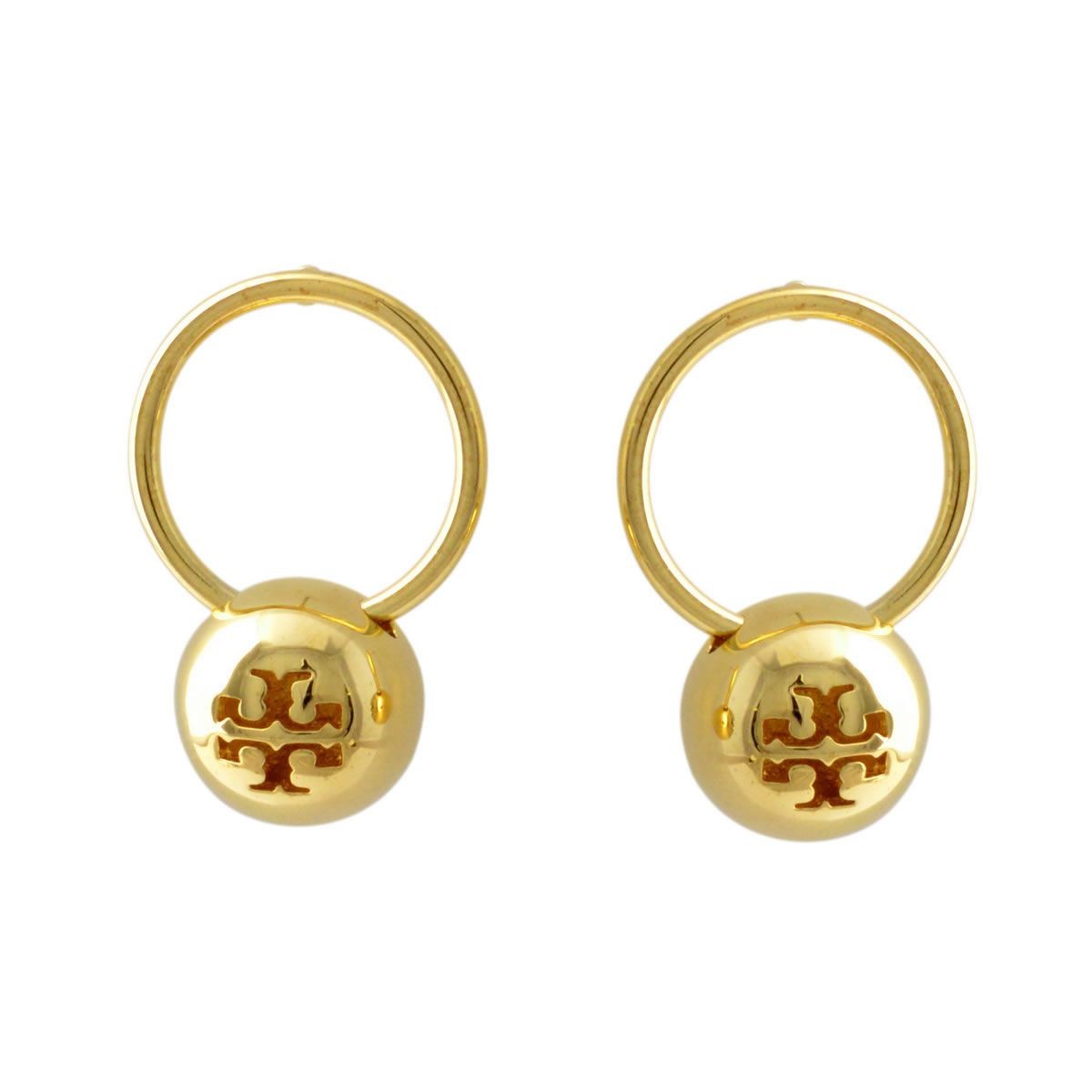 トリーバーチ Tory Burch 30806/701 ロゴ ドロップ ピアス