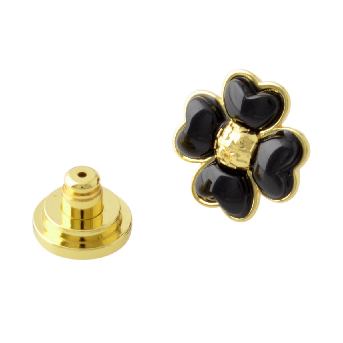 トリーバーチ Tory Burch 32724/010 ロゴ＆フラワーモチーフ スタッド ピアス