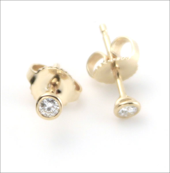 ティファニー  ダイヤモンド バイ ザ ヤード ピアス 0.10ct 18Y 12818653