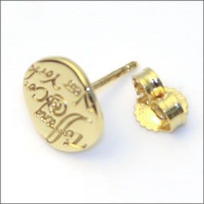 ティファニー  ノーツ Tiffany&Co. ピアス ミニ 18Y 24600157