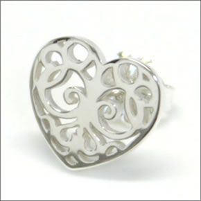 ティファニー  エンチャント ハートピアス 32153801